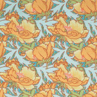 Vintage Florals: Flourish, azure