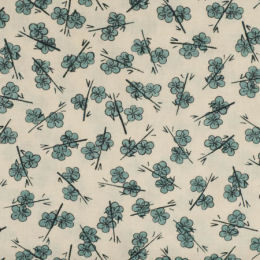 1473-19 Plum Blossom, teal