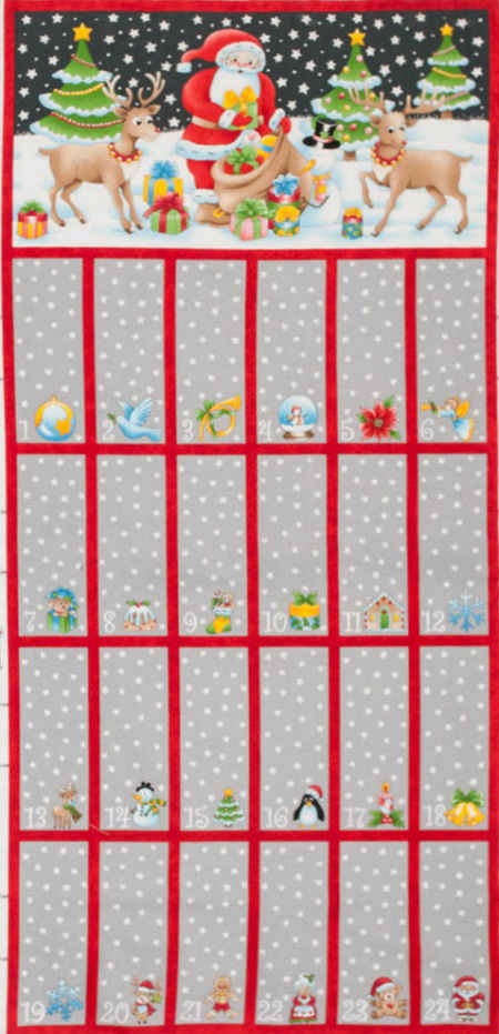 80130-101 Advent calendar by Nutex, grey