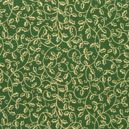 2493-G Festive Metallic Holly