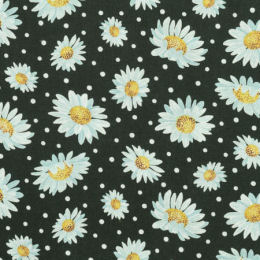 DC10168-B Daisy Days, black