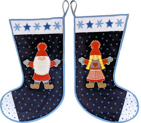 Tomten's Folklore Christmas 1 yard stocking