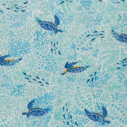 143-W Turtles, white