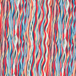144-B2 Wave stripe, dark blue